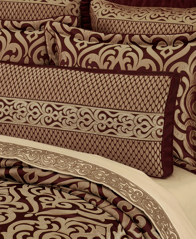 J Queen New York Renzo Bolster Decorative Pillow, 15" x 52"