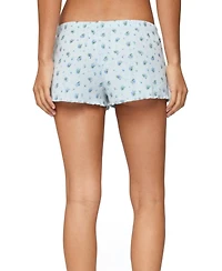 Edikted Women's Camden Floral Pointelle Shorts