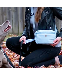 3-in-1 Crossbody Dog Walk Bag with Matching Planet-Safe Poop Bags