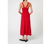 WeWoreWhat Women's Scoop Neck Midi Dress