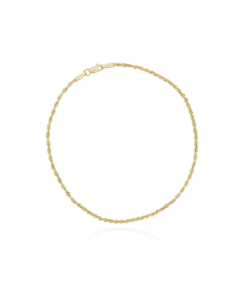 The Lovery Rope Chain Bracelet 1.9 millimeters 9 inches