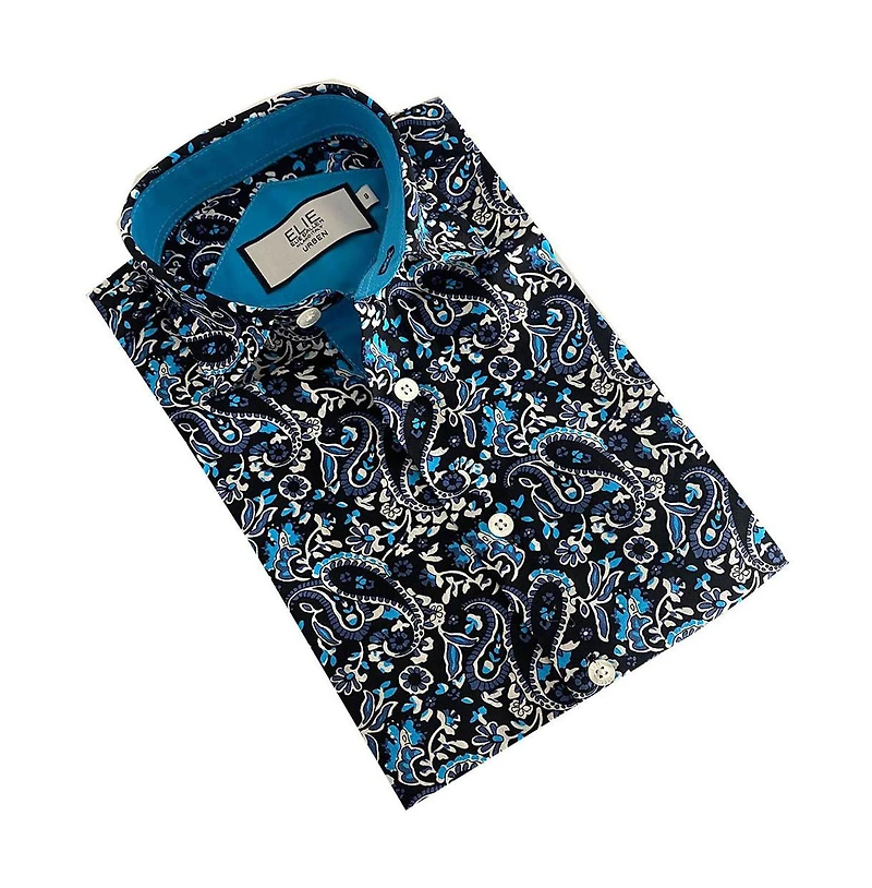 Elie Balleh Little Boys Paisley Slim Fit Shirt