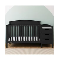 Graco Benton 4-in-1 Convertible Crib and Changer (Pebble Gray)