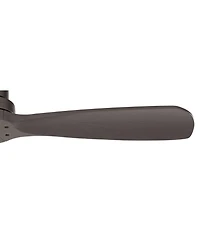 52" Delta-Wing Dc Modern Industrial 3 Blade Indoor Outdoor Ceiling Fan Remote Control Matte Black Wood Damp Rated for Patio Exterior House Porch