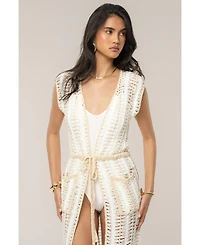 Jluxlabel Women's Marcelle Crochet Maxi Dress