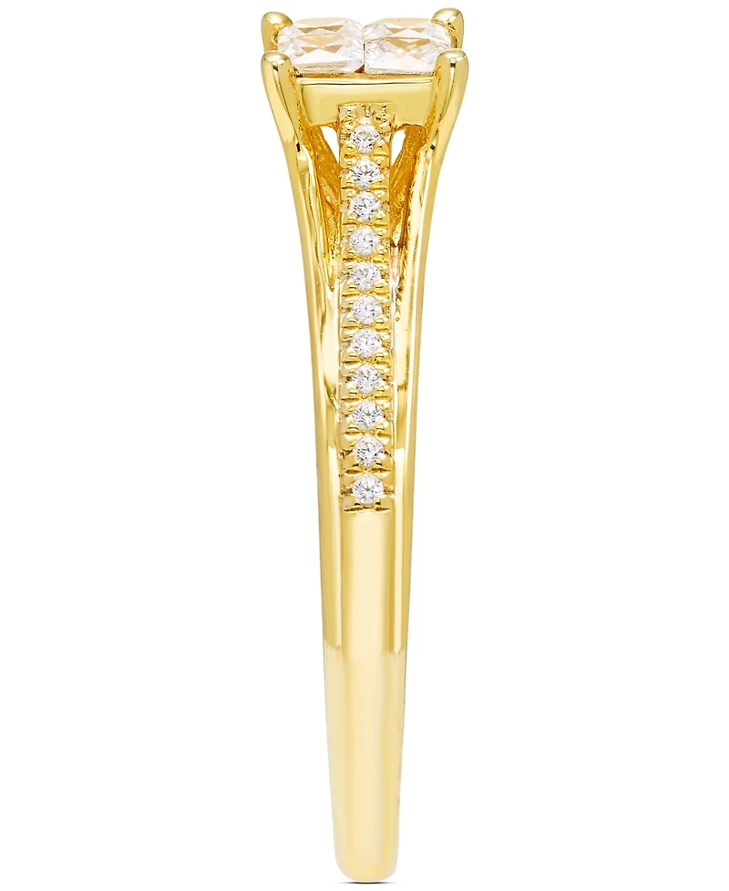 Diamond Ring (3/8 ct. t.w.) in 10k Yellow Gold