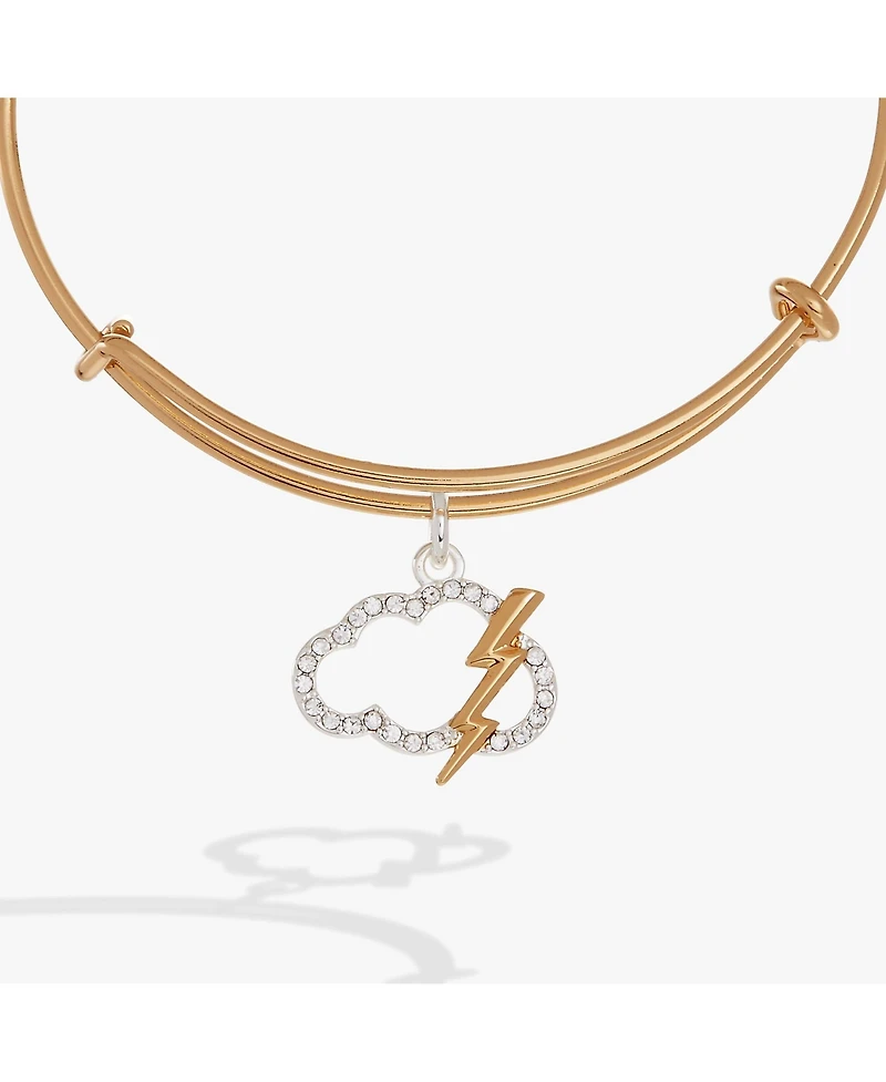 Pave Storm Cloud Bangle Bracelet