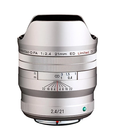 Pentax Hd Pentax-d Fa 21mm f/2.4 Ed Limited Dc Wr Lens, Silver
