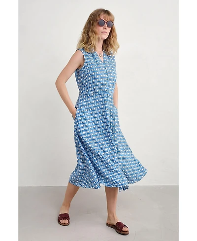 Seasalt Cornwall Women's Sleeveless Carved Wood Dress
