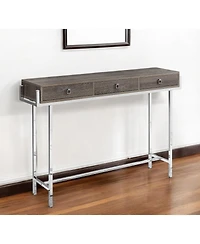 Console Table with Drawers for Entryway Hallway or Living Room Storage