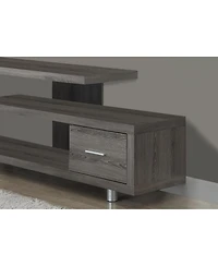 Wood Tv Stand with Open Shelving for Flat Screen TVs and Media Equipment