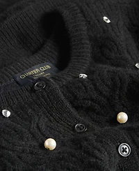Charter Club Women's 100% Cashmere Embellished Cable-Knit Cardigan, Macy's Exclusive