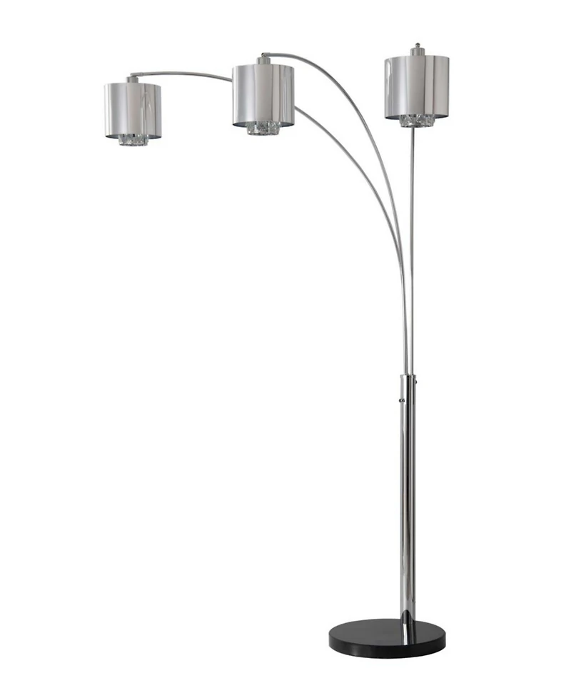 Nova of California 90" Metal Marilyn 3 Light Arc Floor Lamp