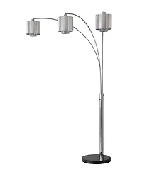 Nova of California 90" Metal Marilyn 3 Light Arc Floor Lamp