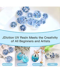 Jdiction 1000g Solar Cure Uv Resin Kit