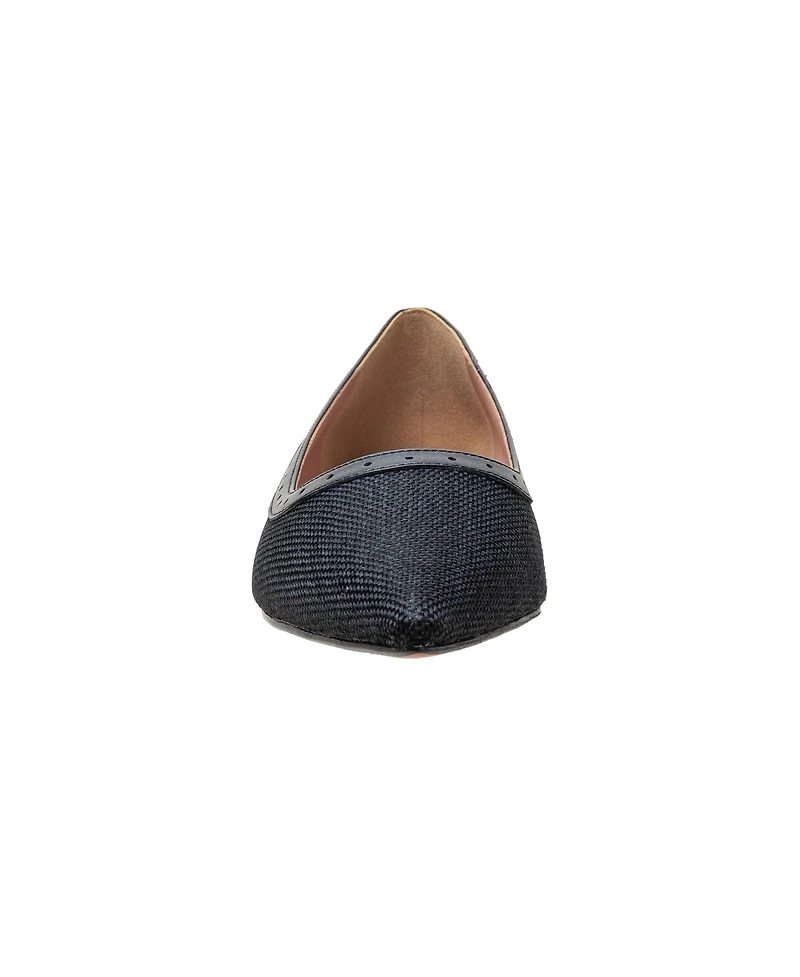 Newport | Raffia Skimmer Flats
