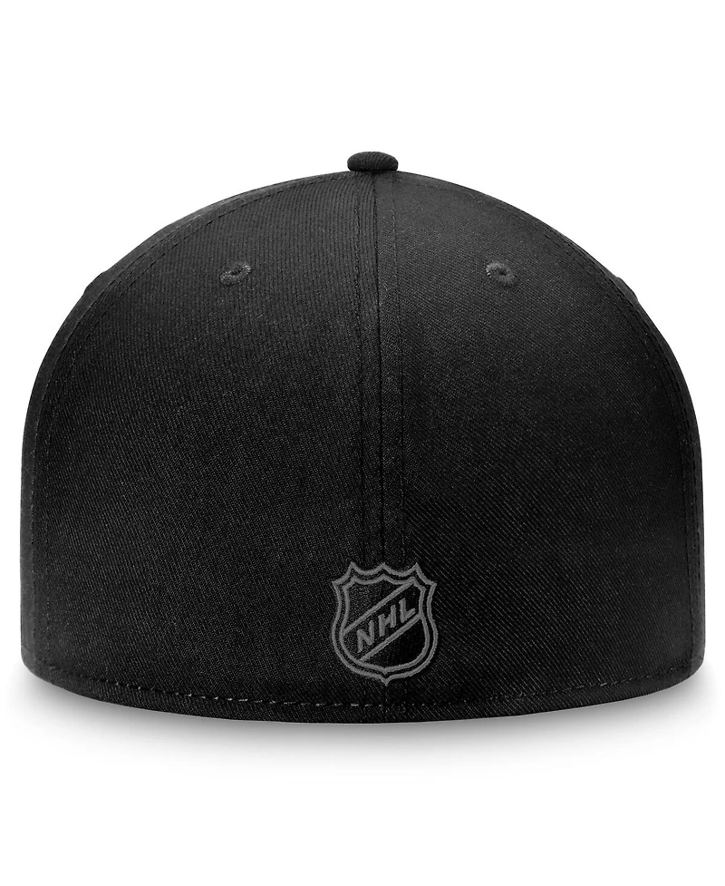 Fanatics Men's Black Columbus Blue Jackets Tonal Fitted Hat