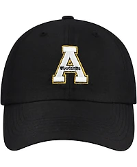 Top of the World Men's Black Appalachian State Mountaineers Staple Adjustable Hat
