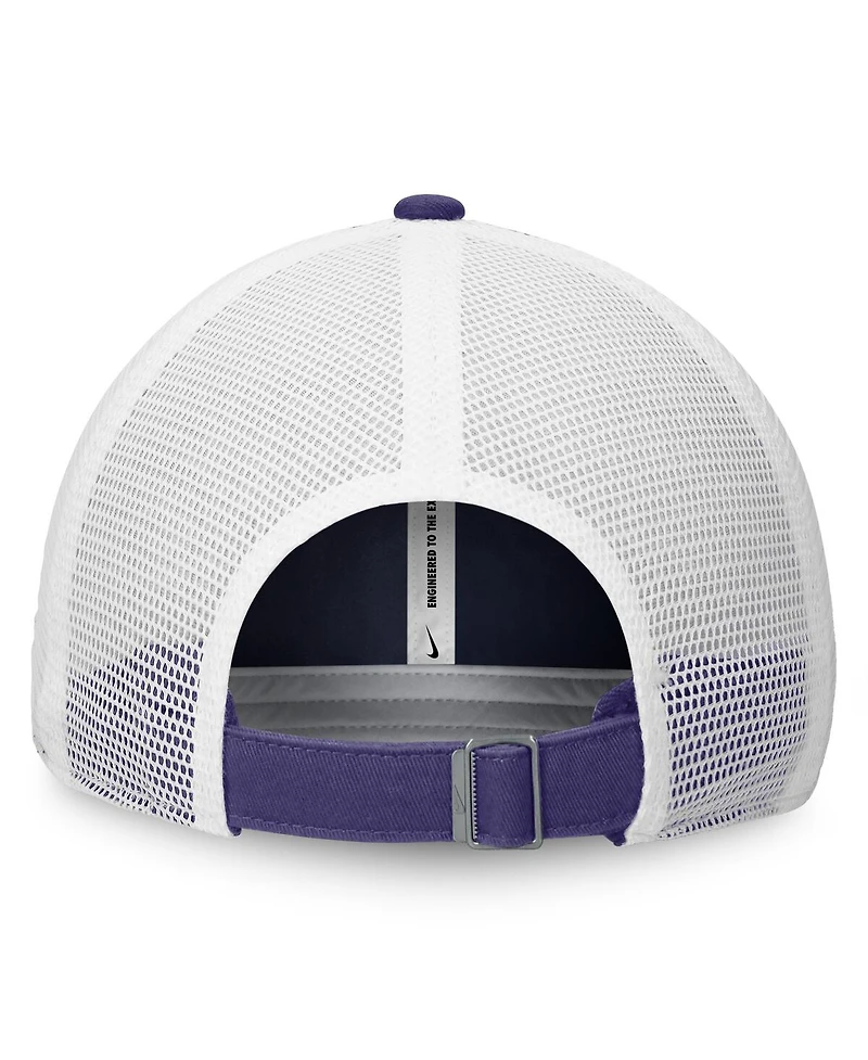 Nike Men's Purple/White Tampa Bay Rays Rise Adjustable Trucker Hat