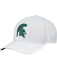 Top of the World Men's White Michigan State Spartans Reflex Hybrid Tech Flex Hat