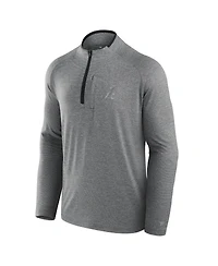 Fanatics Men's Black Alabama Crimson Tide Mock Neck Half-Zip Pullover Jacket