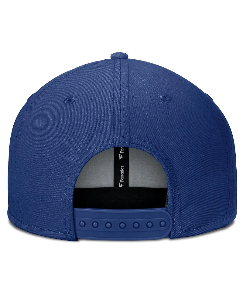 Fanatics Men's Blue Toronto Maple Leaf's Fundamental Gino Stack Snapback Hat