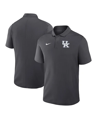 Nike Men's Anthracite Kentucky Wildcats Primetime Victory Primary Logo Performance Polo Shirt