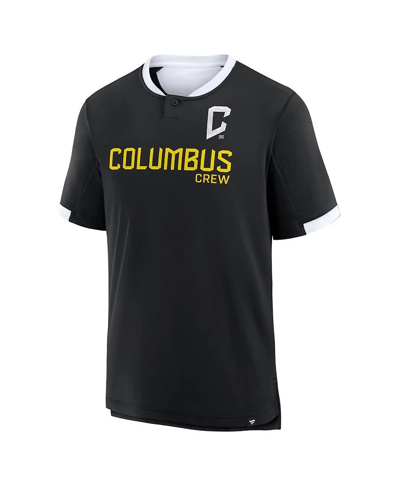 Fanatics Men's Black Columbus Crew Stoppage Time Striker T-Shirt