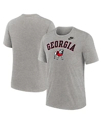 Nike Men's Heather Georgia Bulldogs Legacy Arch Tri-Blend T-Shirt