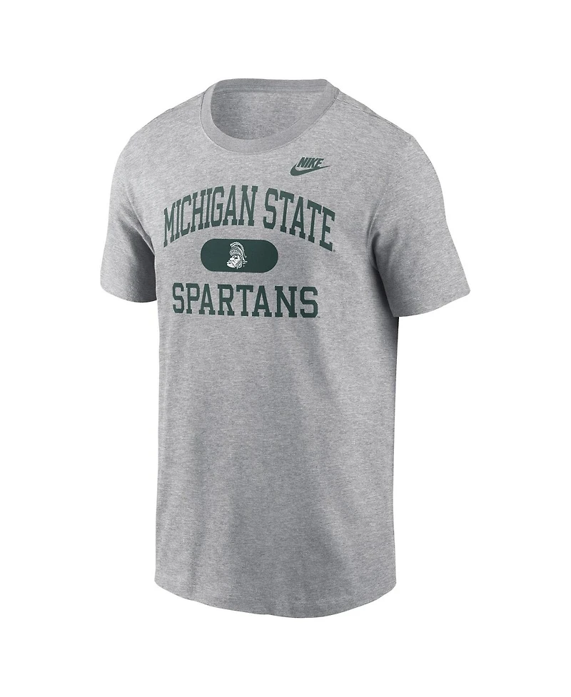 Nike Men's Heather Gray Michigan State Spartans Legacy Alma Mater T-Shirt