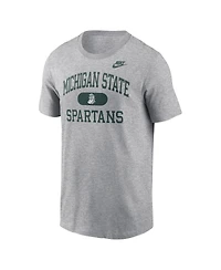 Nike Men's Heather Gray Michigan State Spartans Legacy Alma Mater T-Shirt