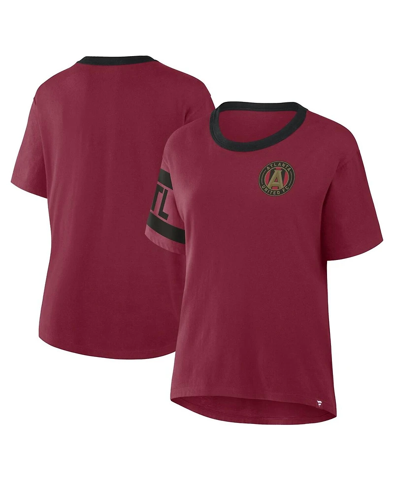Fanatics Women's Burgundy Atlanta United Fc Defender Pairing Legacy T-Shirt
