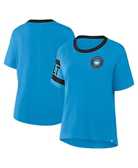 Fanatics Women's Blue Charlotte Fc Defender Pairing Legacy T-Shirt