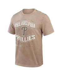 Fanatics Men's Tan Philadelphia Phillies Sun Faded T-Shirt