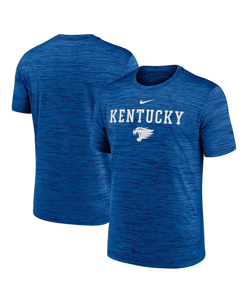 Nike Men's Royal Kentucky Wildcats 2025 Sideline Velocity Performance T-Shirt