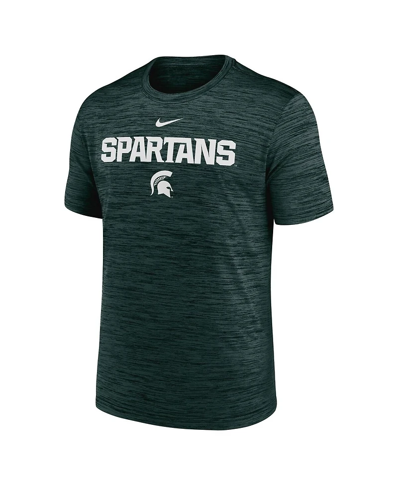 Nike Men's Green Michigan State Spartans 2025 Sideline Velocity Performance T-Shirt