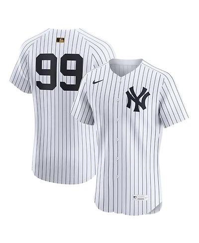 Nike Men's Aaron Judge White New York Yankees Home Elite Player Jersey
