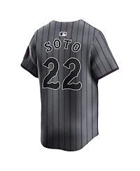 Nike Men's Juan Soto Gray New York Mets City Connect Limited Jersey