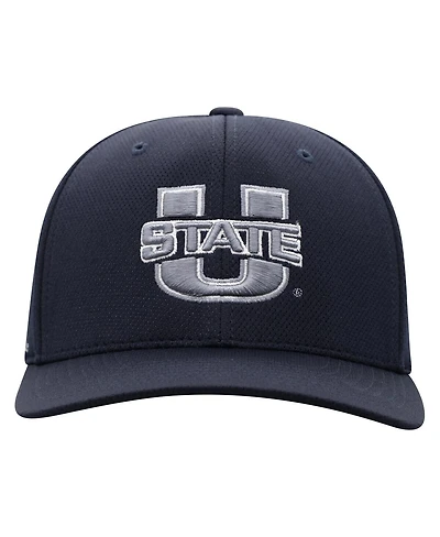Top of the World Men's True Navy Utah State Aggies Reflex Flex Hat