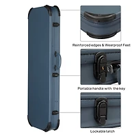 Yescom Electric Guitar Hard Case for Stratocaster St Tele Guitar Hard Shell Lockable