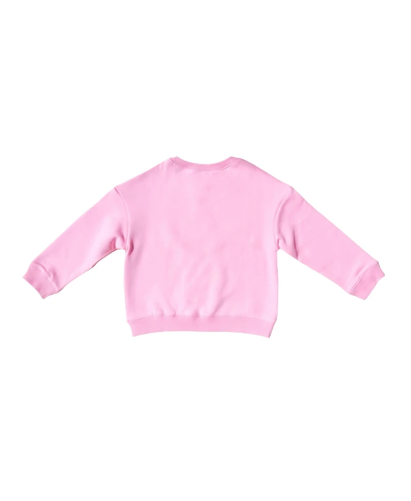 Bits & Bows Girls Lil Sis Cotton Crewneck Sweatshirt