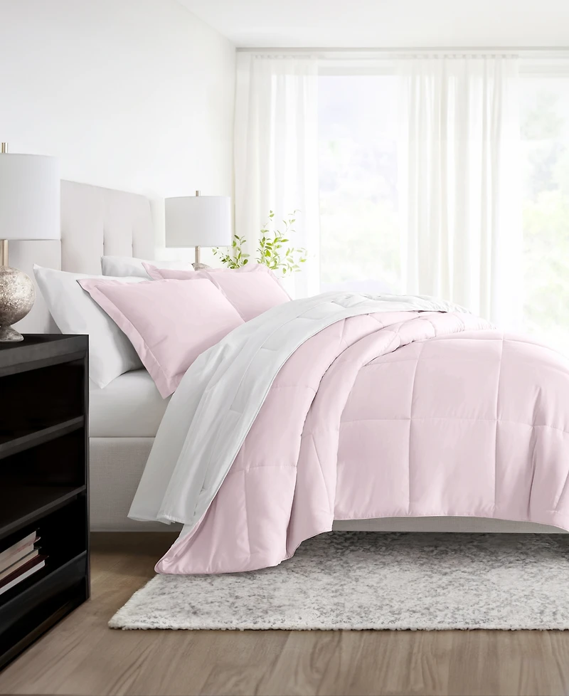 ienjoy Home All Season Lightweight Down Alternative Reversible -Pc. Comforter Set