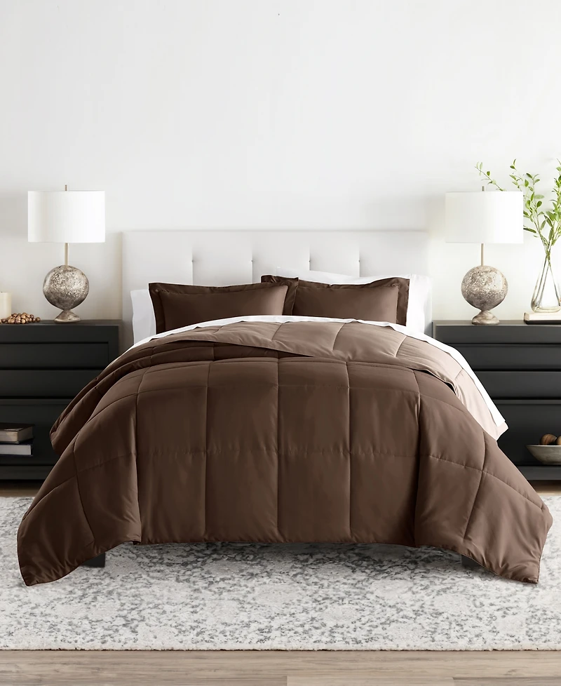 ienjoy Home All Season Lightweight Down Alternative Reversible -Pc. Comforter Set