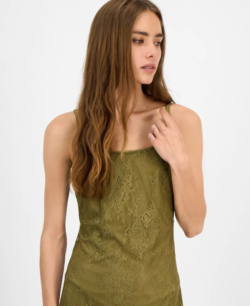 Steve Madden Women's Veera Sleeveless Chantilly Lace Dress