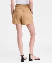 I.n.c. International Concepts Women's Linen-Blend Shorts, Exclusively at Macy's