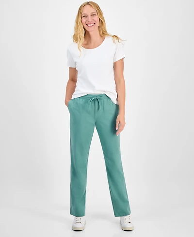 Style & Co Women's Mid-Rise Drawstring-Waist Sweatpants, Created for Macy's