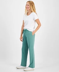 Style & Co Women's Mid-Rise Drawstring-Waist Sweatpants, Created for Macy's
