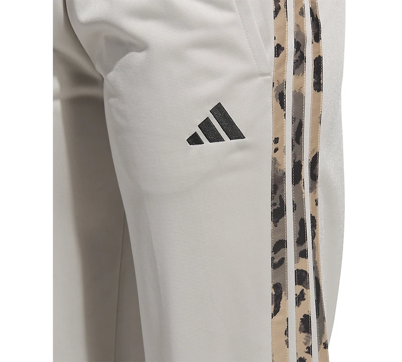 adidas Women's Animal-Print 3-Stripes Tricot Pants