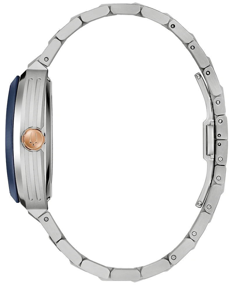 Bulova Men's Maquina Sport Automatic Stainless Steel Bracelet Watch 40mm