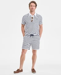 Club Room Men's Bengal Striped Terry Cloth Shorts, Exclusively at Macy's